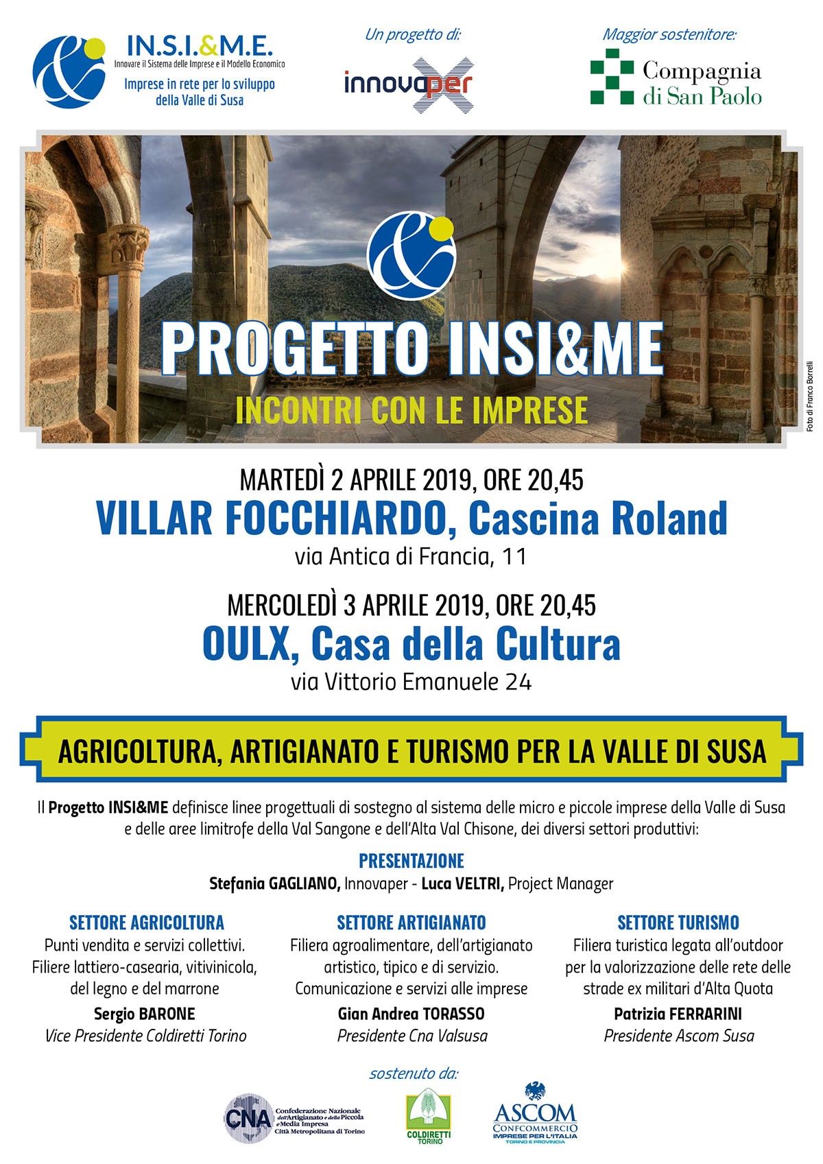 Progetto Insi&me, incontri con le imprese